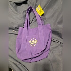 Trader Joe's Purple Tote Bag